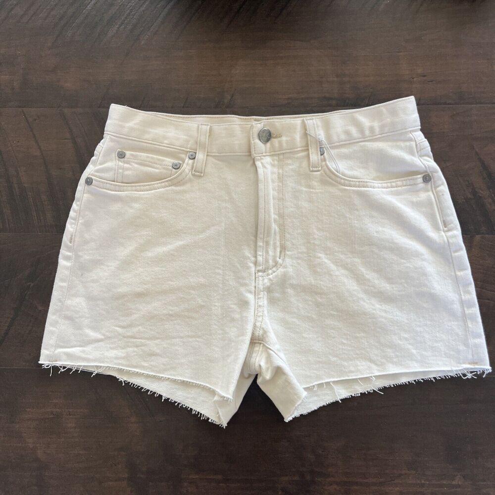 Outerknown OK S.E.A. Jeans Fillmore Natural Boyfriend‎ Shorts Size 26 NEW